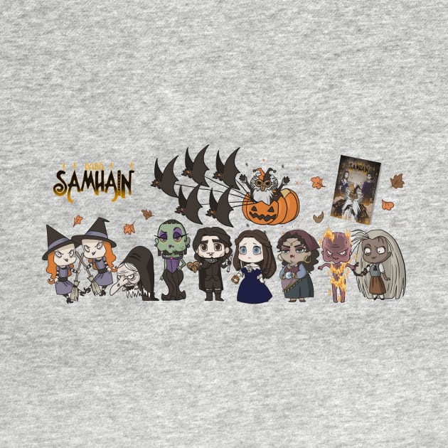 Papa Samhain chibis by JonasEmanuel